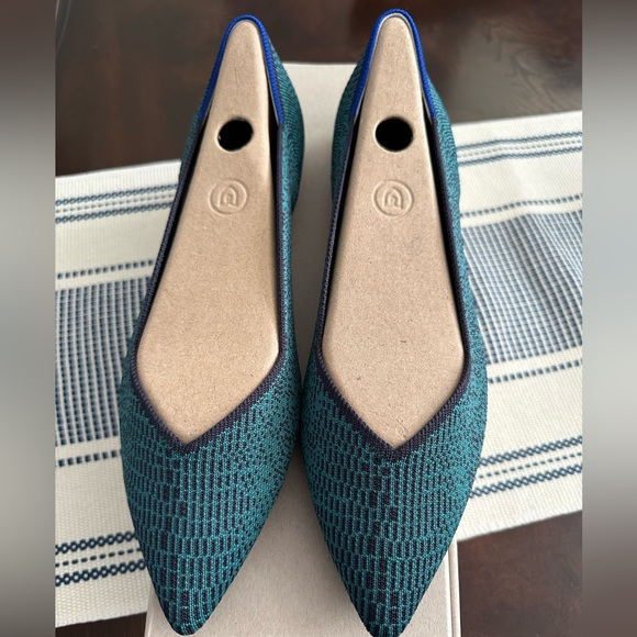 Rothy's Shoes - Rothy's Spruce Python Women's Points Flats (RETIRED)
